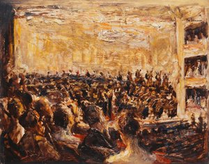 Konsertti oopperassa; Konsertti Oopperassa 1923 tekijältä Max Liebermann