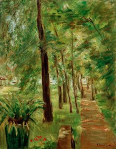Koivuväylä Wannseen puutarhassa idässä tekijältä Max Liebermann