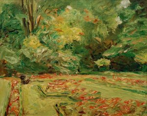 Kukkaterassi Wannsee Gardenissa pohjoisessa tekijältä Max Liebermann