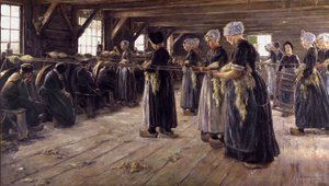 Pellavalato Larenissa tekijältä Max Liebermann