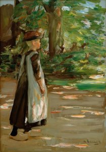 Gehendes Mädchen tekijältä Max Liebermann