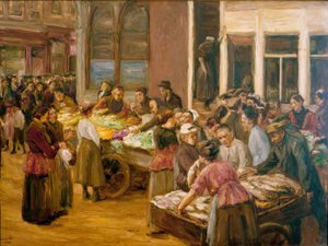 Judengasse Amsterdamissa tekijältä Max Liebermann