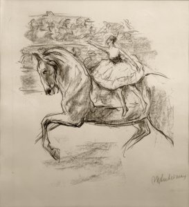 M.Liebermann, sirkusratsastaja tekijältä Max Liebermann