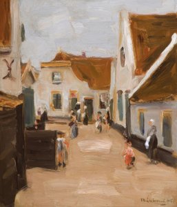 M.Liebermann, Dorfstrasse, Noordwijk tekijältä Max Liebermann