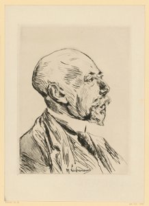 Professori Adolph Goldschmidtin muotokuva tekijältä Max Liebermann