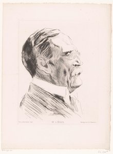 Wilhelm von Boden muotokuva W.v.Bode (otsikko esineessä) tekijältä Max Liebermann