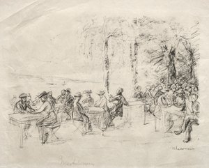 Rantaravintola. tekijältä Max Liebermann