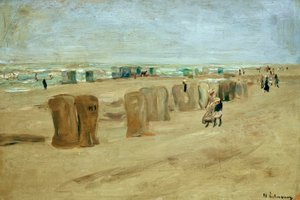 Strandbild in Noordwijk tekijältä Max Liebermann