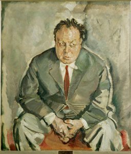 Näyttelijä Emil Jannings (maalaus kankaalle)