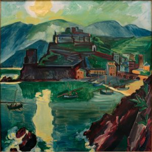 Ilta Monterossossa tekijältä Max Pechstein