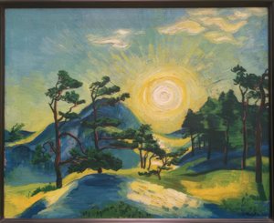 Nouseva aurinko tekijältä Max Pechstein