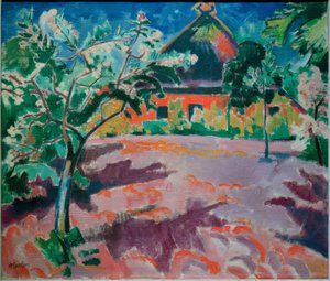 Kevään kukinta II tekijältä Max Pechstein