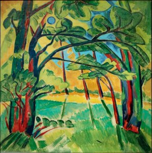 Kurische Waldlandschaft von Max Pechstein