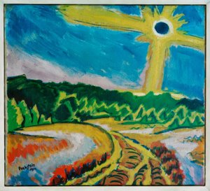 auringonnousu tekijältä Max Pechstein