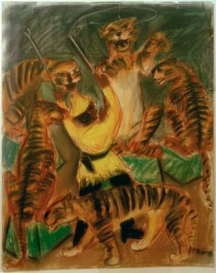 Tigergruppe von Max Pechstein