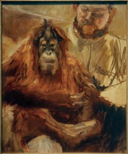 Orang Utan -merimies ja hänen vartijansa tekijältä Max Slevogt