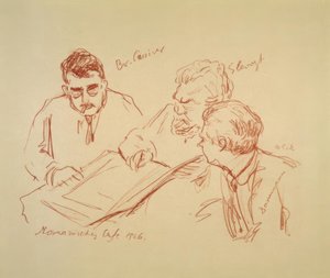 Romaaninen kahvila 1926 tekijältä Max Slevogt