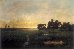 Potomac Flats (öljy kankaalle)