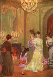 Charlotte Bronten kuvitus Jane Eyrelle (värilitho)
