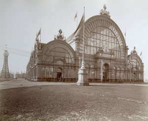 Koneiden kulma, koko Venäjän näyttely, Nižni Novgorod, Venäjä, 1896.