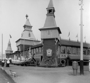 Naval Corner, koko Venäjän näyttely, Nižni Novgorod, Venäjä, 1896.