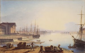 Auringonnousu Nevan yli Pietarissa, 1830