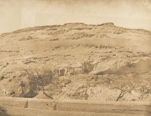 Muinainen Lycopoliksen nekropolis, Syout, 1849-50. tekijältä Maxime Du Camp