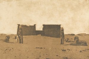 Dromos du Temple de Sébona, 3. huhtikuuta 1850. tekijältä Maxime Du Camp