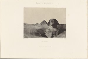 Keski-Egypti. Sfinksi. tekijältä Maxime Du Camp