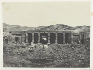 Gournah, Menephtan palatsi 1.; Thebes tekijältä Maxime Du Camp