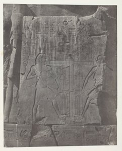 Gournah, Kolossin valtaistuimen veistokset; Thebes tekijältä Maxime Du Camp