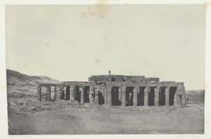Gournah, Osymandiasin hauta; Thebe, levy 58 albumista "Egypte, Nubie, Palestine et Syrie" (1852). tekijältä Maxime Du Camp