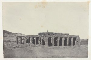Gournah, Osymandiasin hauta; Thebe, levy 58 albumista "Egypte, Nubie, Palestine et Syrie" (1852).