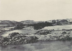 Ylä-Egypti. Sisäänkäynti ensimmäiseen kaihiin, 1850. tekijältä Maxime Du Camp