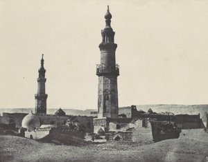 Ylä-Egypti. Girgeh. Ali-Beyn moskeija, 1850. tekijältä Maxime Du Camp