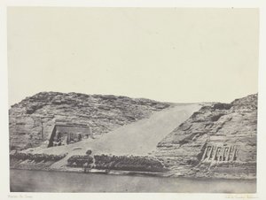Ibsamboul, Les Deux Spéos; Nubie, levy 101 albumista "Egypte, Nubie, Palestine et Syrie" (1852).