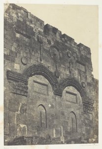 Jerusalem, Kultainen portti (Bab-El-Daharieh); Palestiina tekijältä Maxime Du Camp