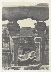 Kalabsheh, Porte du Pronaos; nubia tekijältä Maxime Du Camp