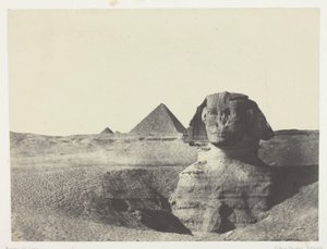 Sfinksi edestä nähtynä, Keski-Egypti