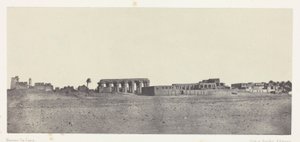 Luxor, yleinen näkymä raunioista; Thebes