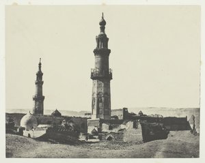 Aly-Beyn moskeija, Girgeh, Ylä-Egypti, 184951, painettu 1852. tekijältä Maxime Du Camp