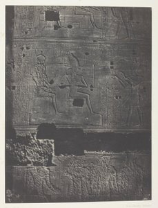 Länsimuuri, Isiksen suuri temppeli Philoessa; Nubia, levy 78 albumista "Egypte, Nubie, Palestine et Syrie" (1852). tekijältä Maxime Du Camp
