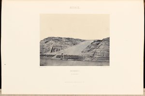 Nubia. Ibsamboul. Kaksi keihästä tekijältä Maxime Du Camp