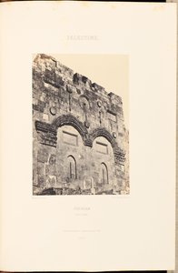 Palestiina. Jerusalem. Kultainen portti tekijältä Maxime Du Camp