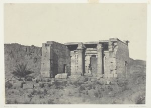 Tafehin temppeli (muinainen Taphis), Nubia tekijältä Maxime Du Camp