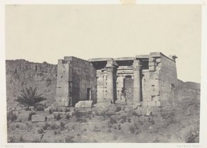 Tafehin temppeli (muinainen Taphis), Nubia tekijältä Maxime Du Camp