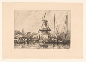 Näkymä Haarlemiin À Haarlem (Hollanti) (otsikko esineessä)