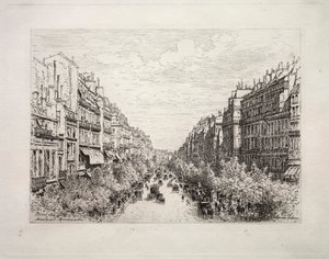 Boulevard Montmartre, 1884.