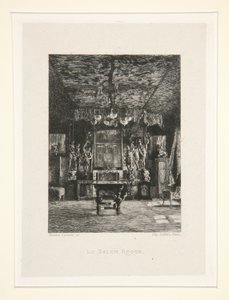 Le salon rouge (Punainen huone), pl. 5 sviitistä Chez Victor Hugo (Victor Hugo tekijältä Maxime Lalanne