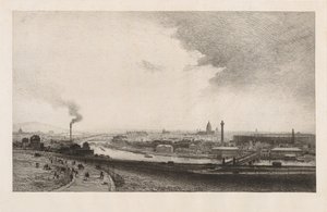 Pariisi vuonna 1867, Näkymä Trocaderosta, 1867. tekijältä Maxime Lalanne